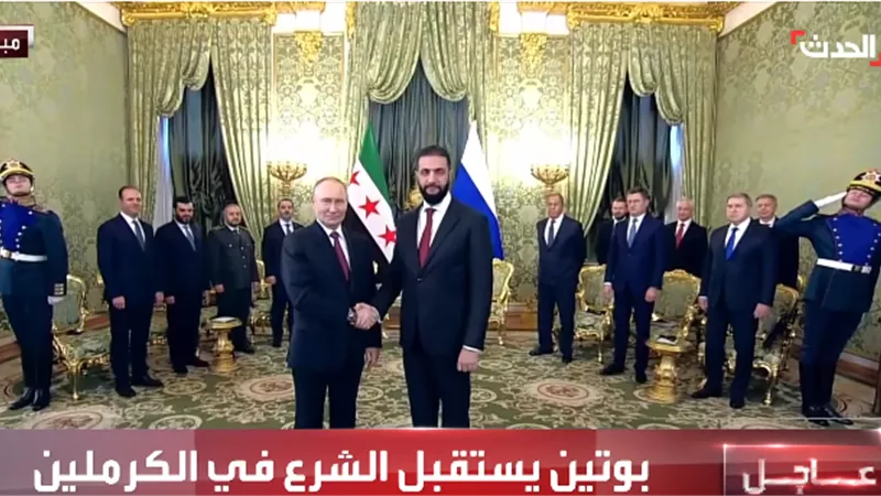 للمرة الأولى.. بوتين يستقبل الرئيس السورى فى الكرملين|فيديو