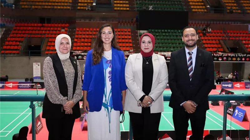 تنسيقية شباب الأحزاب والسياسيين تشارك في افتتاح بطولة مصر الدولية للريشة الطائرة
