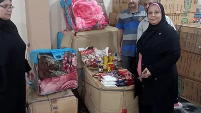 «تضامن المنوفية» توزع مساعدات غذائية على الأسر الأولى بالرعاية في دلهمو