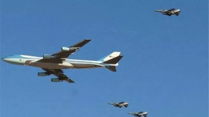 بالفيديو.. رسالة ترحيب من قائد سرب مقاتلات F16 المصرية لطائرة ترامب