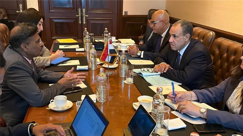 وزير الخارجية يبحث مع شركة هندية إنشاء فندق قرب منطقة الأهرامات