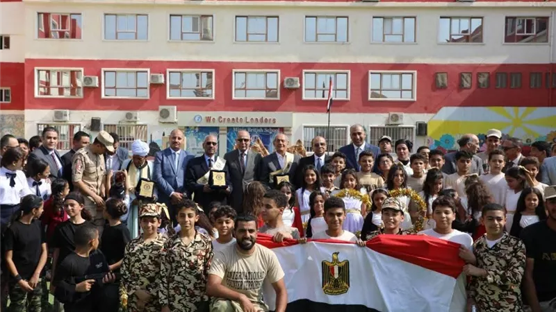 بحضور المحافظ .. المدرسة البريطانية بالمنيا تحتفل بذكرى انتصارات أكتوبر