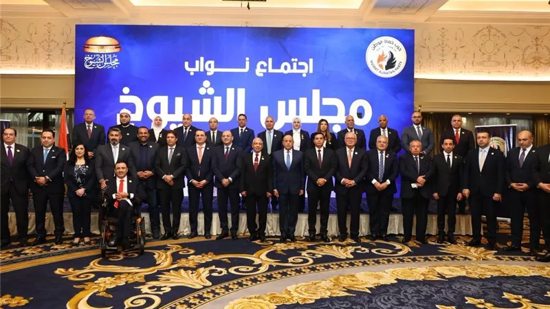 رئيس حماة الوطن يعقد اجتماعا مع أعضاء الحزب المعينين فى مجلس الشيوخ