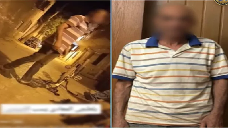 القبض على «سوابق»  ظهرفي فيديو يلوح بسلاح أبيض في المعادي