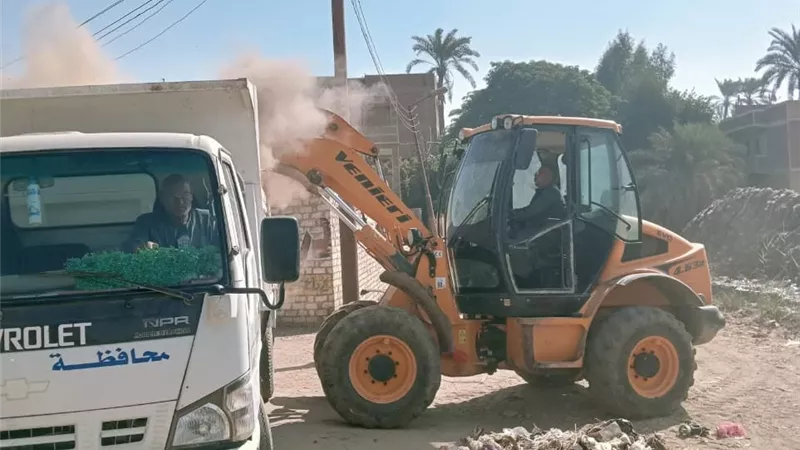 حملات مكثفة في الواسطى لرفع النظافة وتحسين الخدمات والمرافق ببني سويف