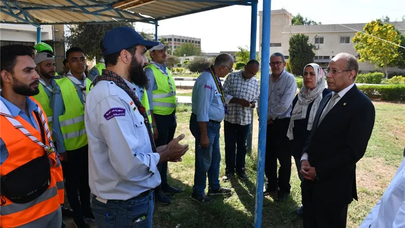 تنفيذ نموذج عملي لإدارة الأزمات بالمدن الجامعية لجامعة قناة السويس 