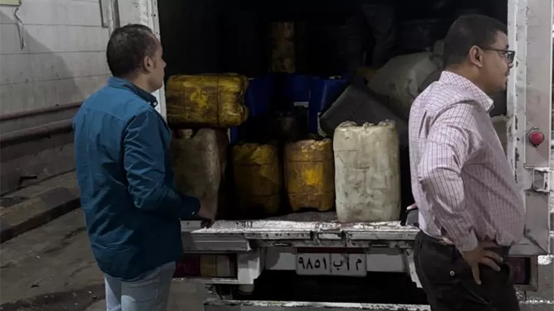 المنوفية تضبط 1000 لتر سولار مدعم قبل بيعه بالسوق السوداء