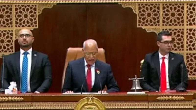 رئيس مجلس الشيوخ والوكيلان يؤدون اليمين الدستورية في الجلسة الافتتاحية