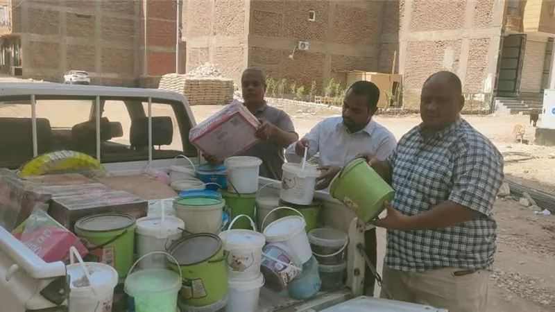 ضبط نصف طن سلع غذائية منتهية الصلاحية في الأقصر