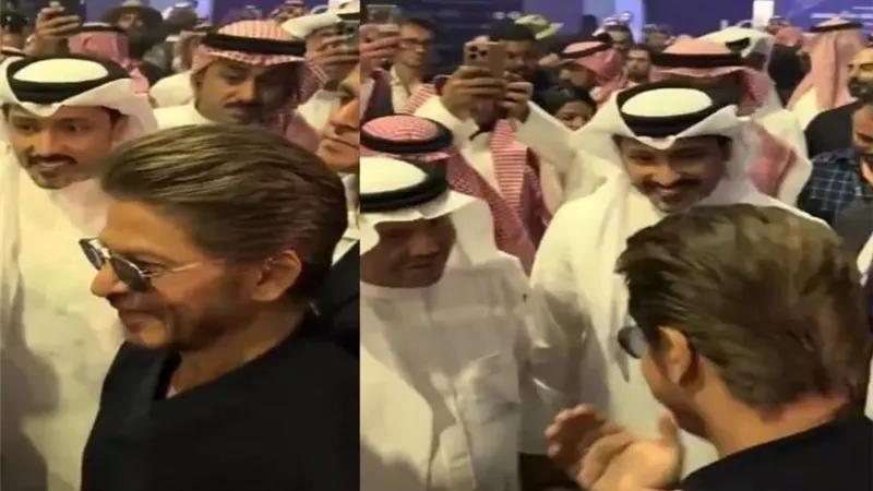 لحظة استثنائية بين شاروخان ومحمد عبده في «جوي فورم 2025»
