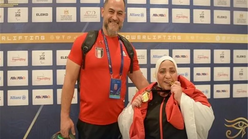 نادية فكري: كسر رقم باريس في بطولة العالم البارالمبية إنجاز كبير