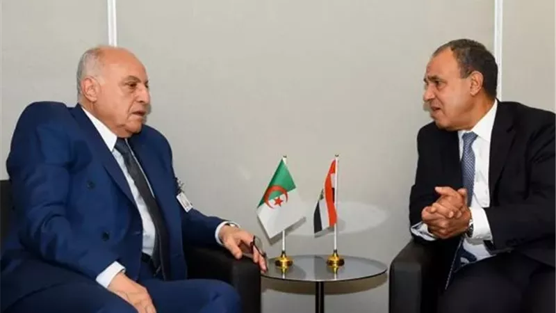 وزير الخارجية ونظيره الجزائري يبحثان ملف إخراج المرتزقة من ليبيا