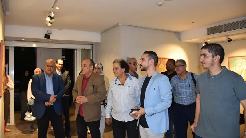  افتتاح معرض «أطلال» للفنان حسين قطنه بجاليري ضي المهندسين| صور 