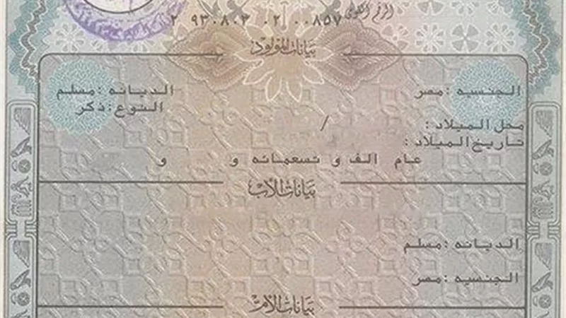 خطوات استخراج شهادة الميلاد 2025 عبر موقع الداخلية وبوابة مصر الرقمية والبريد والهاتف