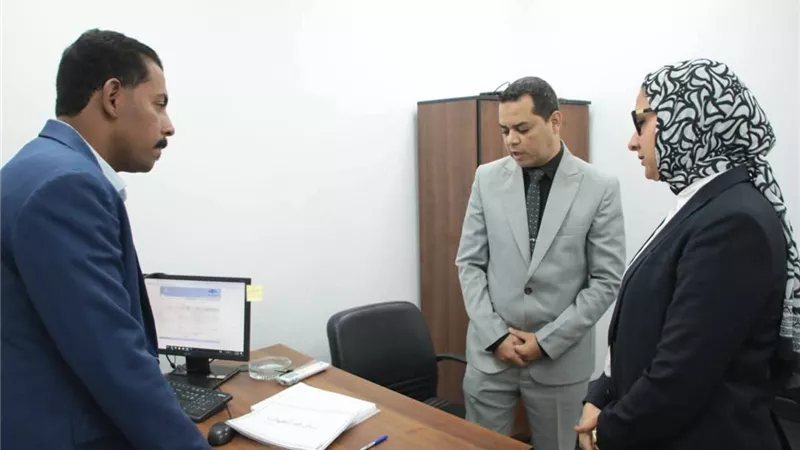 نائب محافظ الوادي الجديد تتابع جهود 