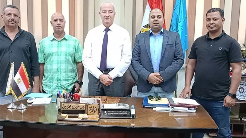 وكيل شباب كفر الشيخ يستقبل لجنة المتابعة من وزارة الرياضة