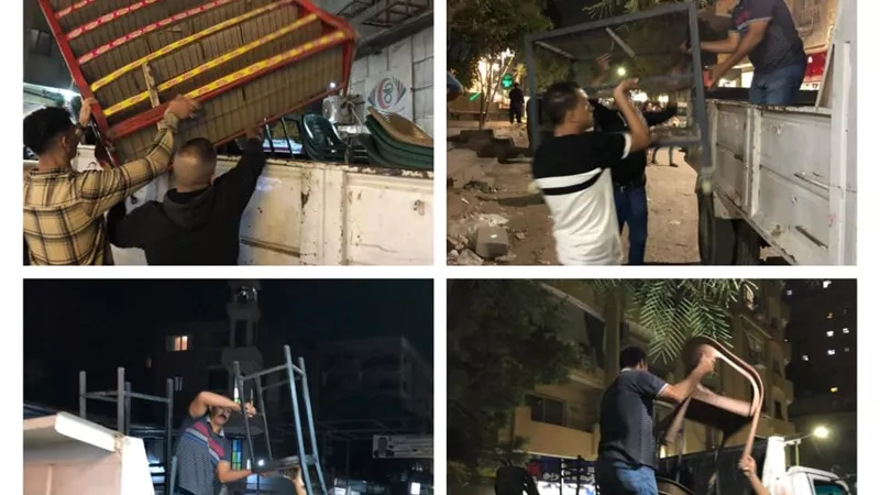 محافظة الجيزة تشن حملات لرفع الإشغالات والتعديات على الطريق العام