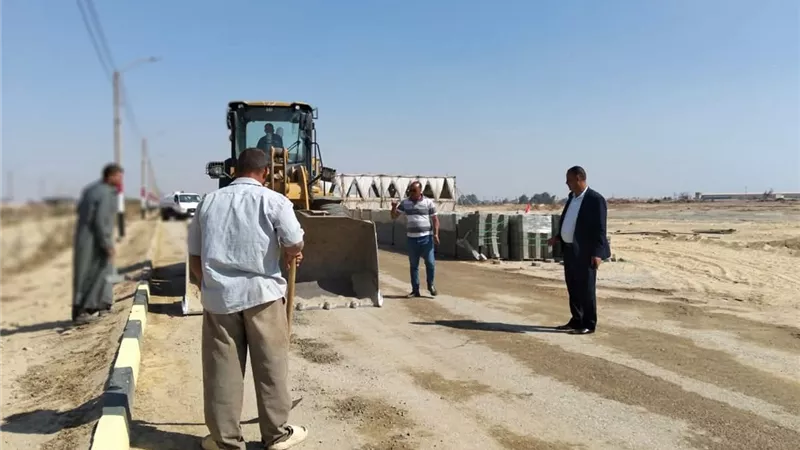 حملات مكثفة بسمسطا بني سويف لمنع التعديات على الأراضي الزراعية 