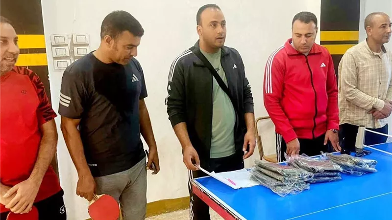 بيلا مركز أول وكفر الشيخ الثاني فى التصفيات النهائية لتنس الطاولة |صور