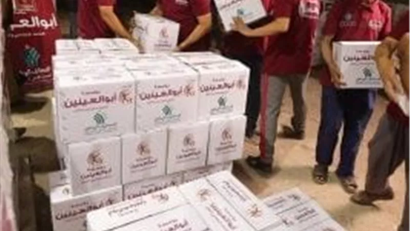 قوافل التحالف الوطنى تمر عبر معبر رفح محملة بأطنان من المساعدات لغزة