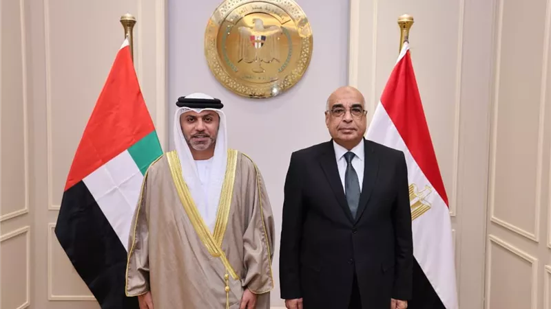 وزير العدل يستقبل السفير الإماراتي لدى القاهرة لتعزيز التعاون
