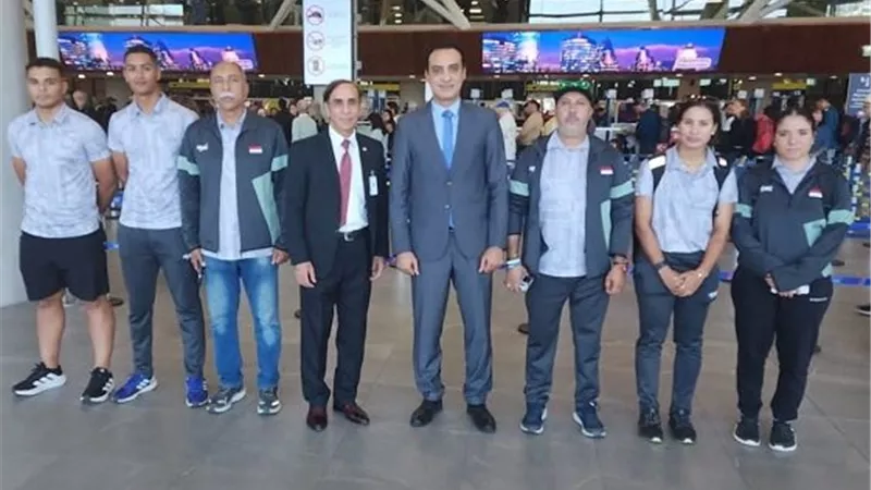 منتخب مصر للدراجات يصل تشيلي للمشاركة في بطولة العالم للمضمار