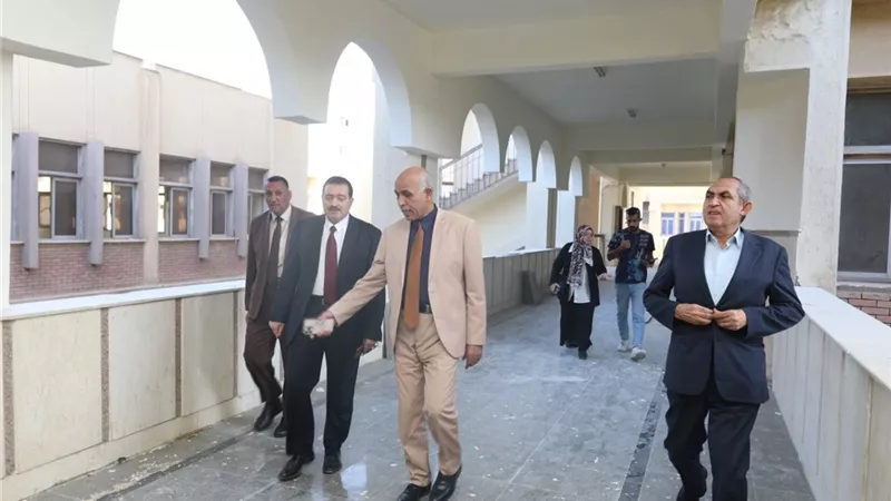 رئيس جامعة كفرالشيخ يوجه بأهمية سرعة الانتهاء من أعمال التطوير بكلية الطب البيطري