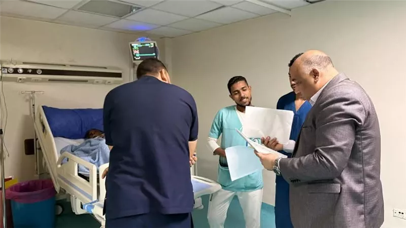 متابعة ميدانية لمستشفى الكرنك الدولي بالأقصر للاطمئنان على انتظام العمل والخدمات الطبية