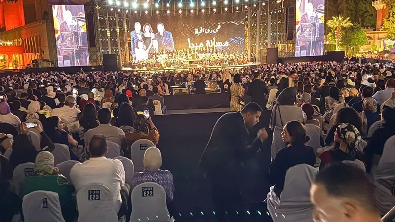كامل العدد.. لقطات من حفل عمر خيرت بمهرجان الموسيقى العربية
