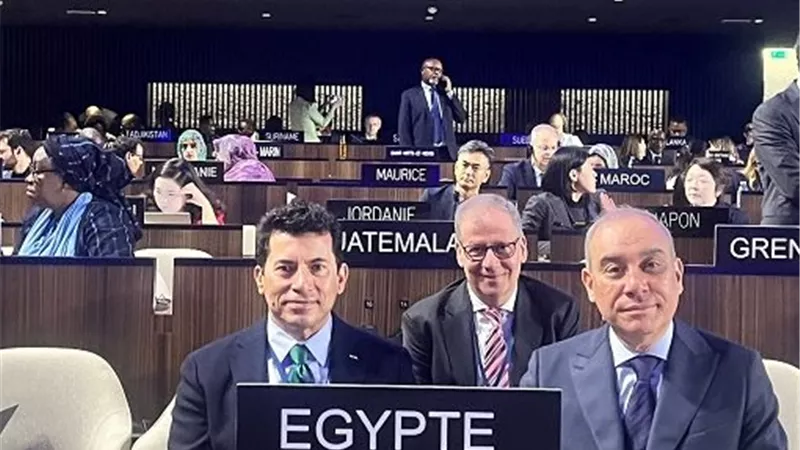 وزير الرياضة يشهد إطلاق فعاليات مؤتمر مكافحة المنشطات في مقر اليونسكو