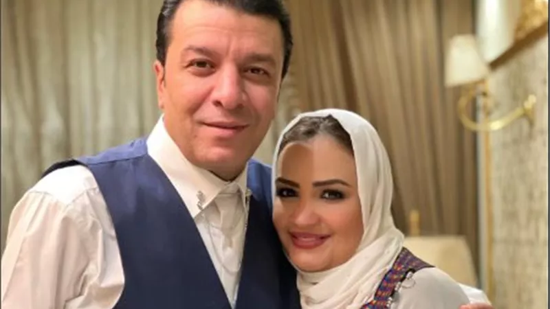 مصطفى كامل يحتفل بعيد ميلاد زوجته: تاج رأسي
