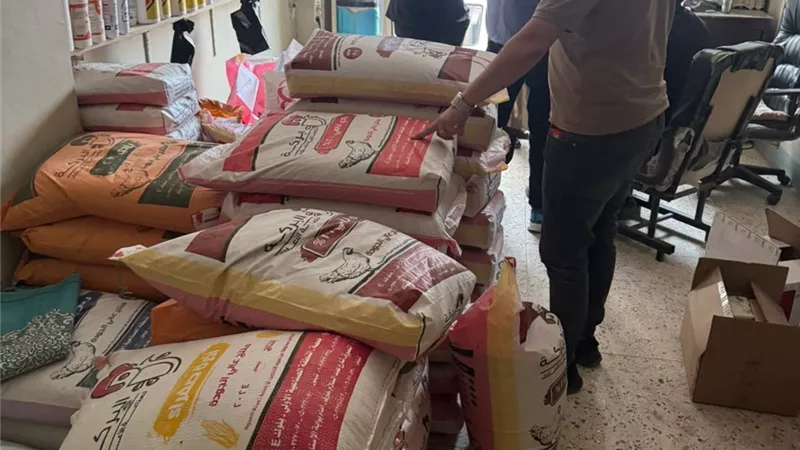 تموين الشرقية تضبط سلعًا مجهولة المصدر داخل مصنع حلويات ومحال أعلاف بفاقوس