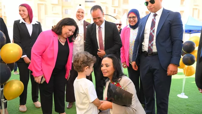  مايا مرسي تفتتح حضانة 