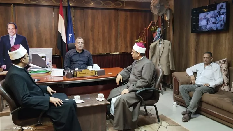 وكيل تعليم دمياط يستقبل مدير أوقاف المحافظة لتدشين مبادرة 