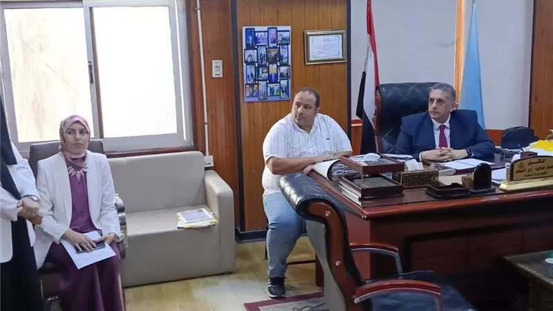 اجتماع تنسيقي بين مديرية الشئون الصحية وفرع التأمين الصحي بكفرالشيخ