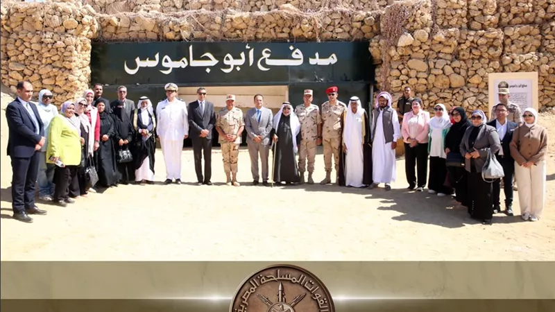 القوات المسلحة تفتتح مزار النقطة الحصينة بعيون موسى بعد انتهاء أعمال تطويره