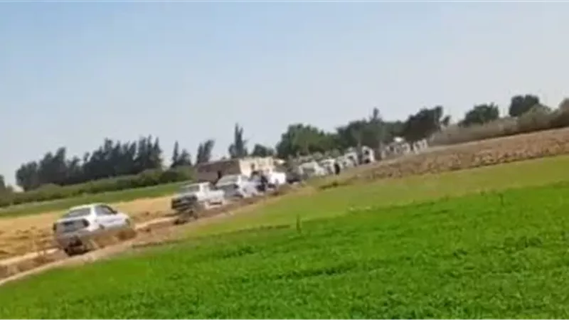 أهالي دمنهور يشيعون جثامين طفلين شقيقين سقطا من الدور التاسع