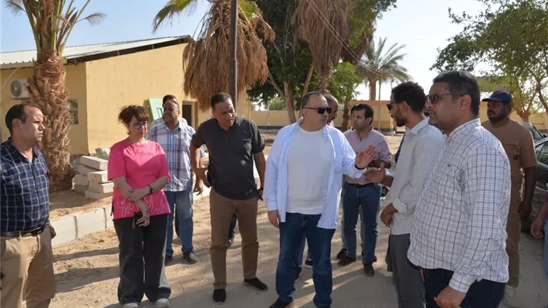 محافظ أسيوط يتفقد أعمال طريق قرى ريفا وموشا والزاوية