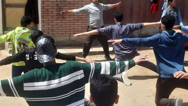 عروض رياضية لتلاميذ المدارس والمعاهد الازهرية بكفرالشيخ 