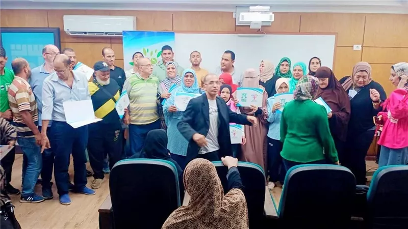 ختام فعاليات الورش التدريبية لذوي القدرات ضمن مبادرة «أسرتي قوتي» بكفرالشيخ