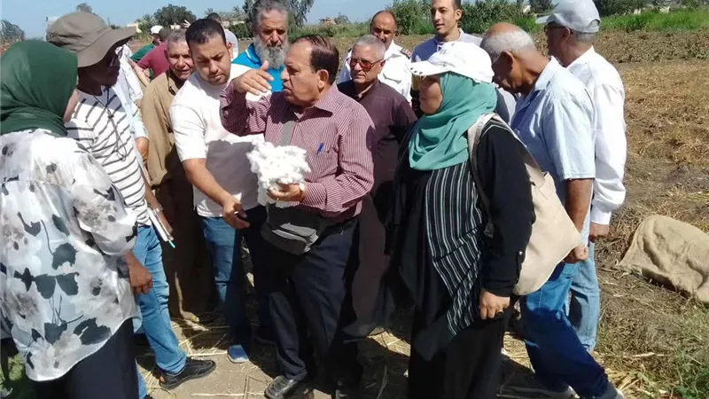  وكيل زراعة كفر الشيخ يتابع عملية تطهير الترع والمصارف 