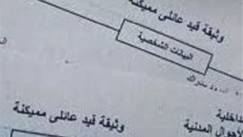 الأوراق المطلوبة وشروط استخراج القيد العائلي إلكترونيًا