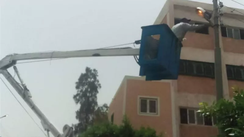 رئيس مدينة قلين بكفر الشيخ يتابع أعمال النظافة والحملات التموينية