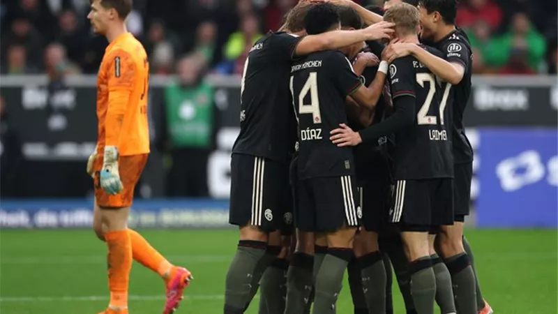 بايرن ميونخ يقسو على مونشنجلادباخ بثلاثية في الدوري الألماني