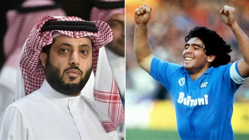 في ذكرى اعتزال مارادونا.. تركي آل الشيخ يرثي الزمن الجميل لكرة القدم