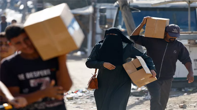 الولايات المتحدة تتولى إدارة المساعدات الإنسانية في غزة بالكامل